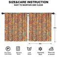 thumbnail image 2 of Pioneer Flower Floral Print Pattern Teens Curtains,Teens Insulated Curtains Set Of 2,Bedroom Essentials,Toddler Room Decor 52"x63", 2 of 5