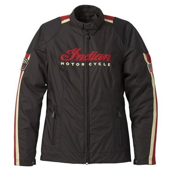 Indian Motorcycle Women's Textile 1901 V2 Jacket, Black | 2860958