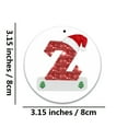 thumbnail image 2 of YHAICO Hanging Sign Outdoor Party Decoration Christmas Alphabet Decorations Personalized for Gift Christmas Tree Hanging Ornament DIY Decorations, 2 of 2