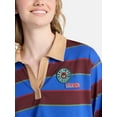 thumbnail image 6 of Netflix Stranger Things Cotton Rugby Polo from No Boundaries, Women’s and Women’s Plus, 6 of 6