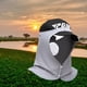 thumbnail image 3 of Mascarilla para el cuello, bufanda de golf, tela de protección UV, cubre máscara, pasamontañas, pañuelo para correr, senderismo, sombrero transpirable Gris claro Macarena Bufanda para cubrir la cara, 3 of 8