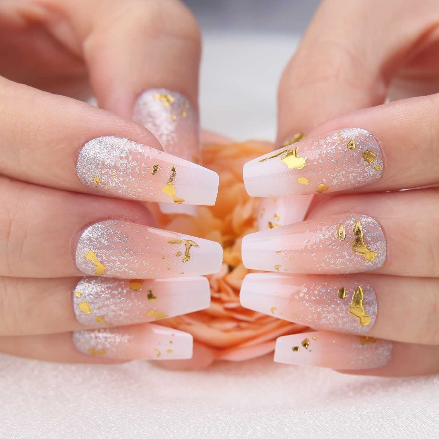 Ombre Pink Glitter Nails Sparkle Up Your Look Like Never Before!