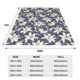 thumbnail image 3 of Balery Lilies Flowers Manta de Felpa Suave y Acogedora – Cobija de Franela Aterciopelada para Cama, Lavable y Cálida para Sofá, Mascotas, Transpirable-80"x60", 3 of 7