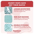 thumbnail image 3 of My Doggy Place Dog Mat for Muddy Paws, Washable Dog Door Mat, Light Blue, L, 3 of 7