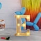 thumbnail image 5 of Fiudx Lámpara con Letras Led Decorativas, Luz Nocturna Tipo Marquesina, Decoración Versátil para El Hogar, Celebraciones de Cumpleaños y Bodas, Ambiente Romántico, Fácil de Usar con Pilas., 5 of 6