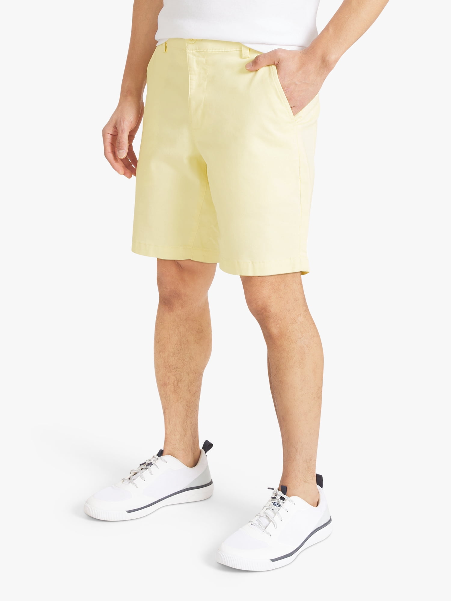 Chaps Men's & Big Men's Flat Front Shorts, Sizes 30-42, 8" Inseam