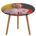 thumbnail image 1 of Harry Kane-theme Fitted Round Tablecloths Elastic Edged Table Covers Waterproof Table Cloth for Kitchen Holiday Party Tables Decor 150cm (2), 1 of 6