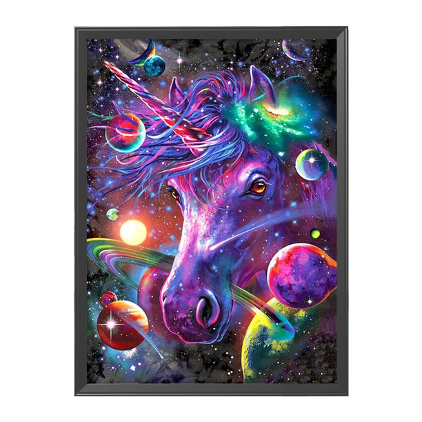 Bordado completo cielo estrellado lienzo estampado 11CT DIY Kits de punto de cruz decoración del hogar Likrtyny decoración de arte