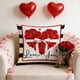 thumbnail image 1 of Decoraciones para San Valentín, adornos para San Valentín, regalos para San Valentín, fundas de almohada para San Valentín con motivos en forma de corazón, cojines para sofá, decoración de ambiente fe, 1 of 6