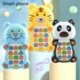 thumbnail image 3 of Intelligent Smart Learning Phone, Cartoon Animals Music Phone Toy with Music and Early for Children, 3 of 7