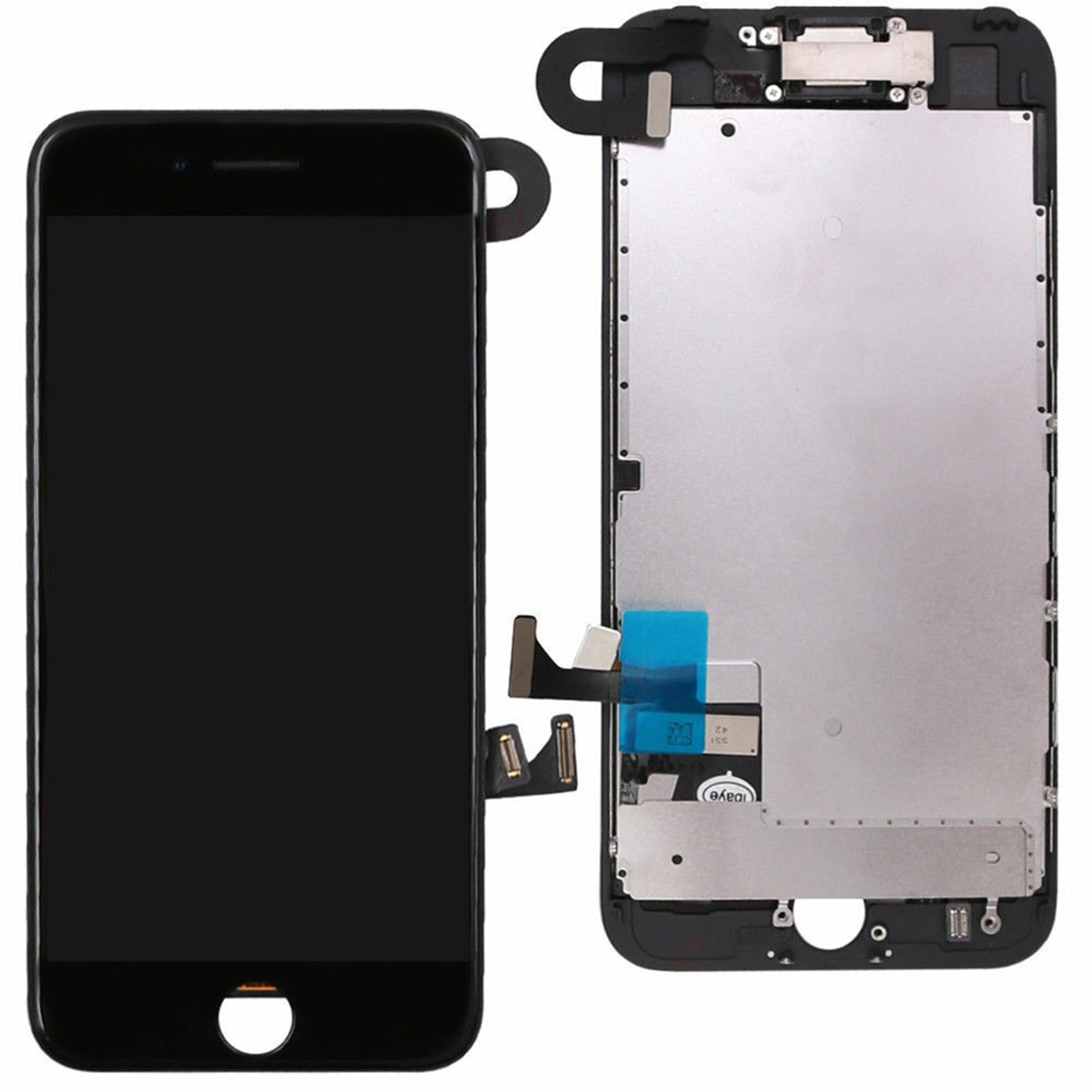 Permanecer de pié Prevalecer postre Welling Replacement LCD Display Touch Screen Digitizer with Tool for iPhone  6 5S 6S Plus - Walmart.com