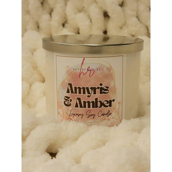 Amyris & Amber Soy Candle