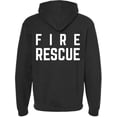 thumbnail image 4 of Fire Dept. Fire Rescue Full Zip Hoodie Firefighter Warm Double Side Hooded Zipper Sweatshirt for Men & Women (NavyBlue, Small), 4 of 11
