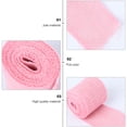 thumbnail image 2 of Rollo de cinta de arpillera de yute 2M para decoración navideña (rosa), 2 of 5
