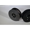 L C Smith and Corona Spools with New Black Ribbon with large cut out on ...