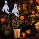 thumbnail image 5 of Banderas de manga de viento fantasma para Halloween, colgantes para exteriores, para patio delantero y césped. 110cm-B, 5 of 6