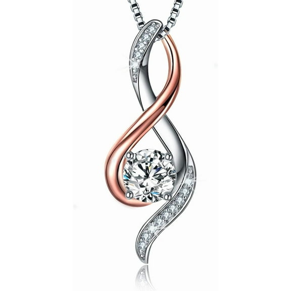 Leander Mothers Day Gifts for Women 925 Sterling Silver Mother and Daughter Son Love Heart Pendant Necklace Jewelry Gifts for Grandmother Mom Daughter Wife