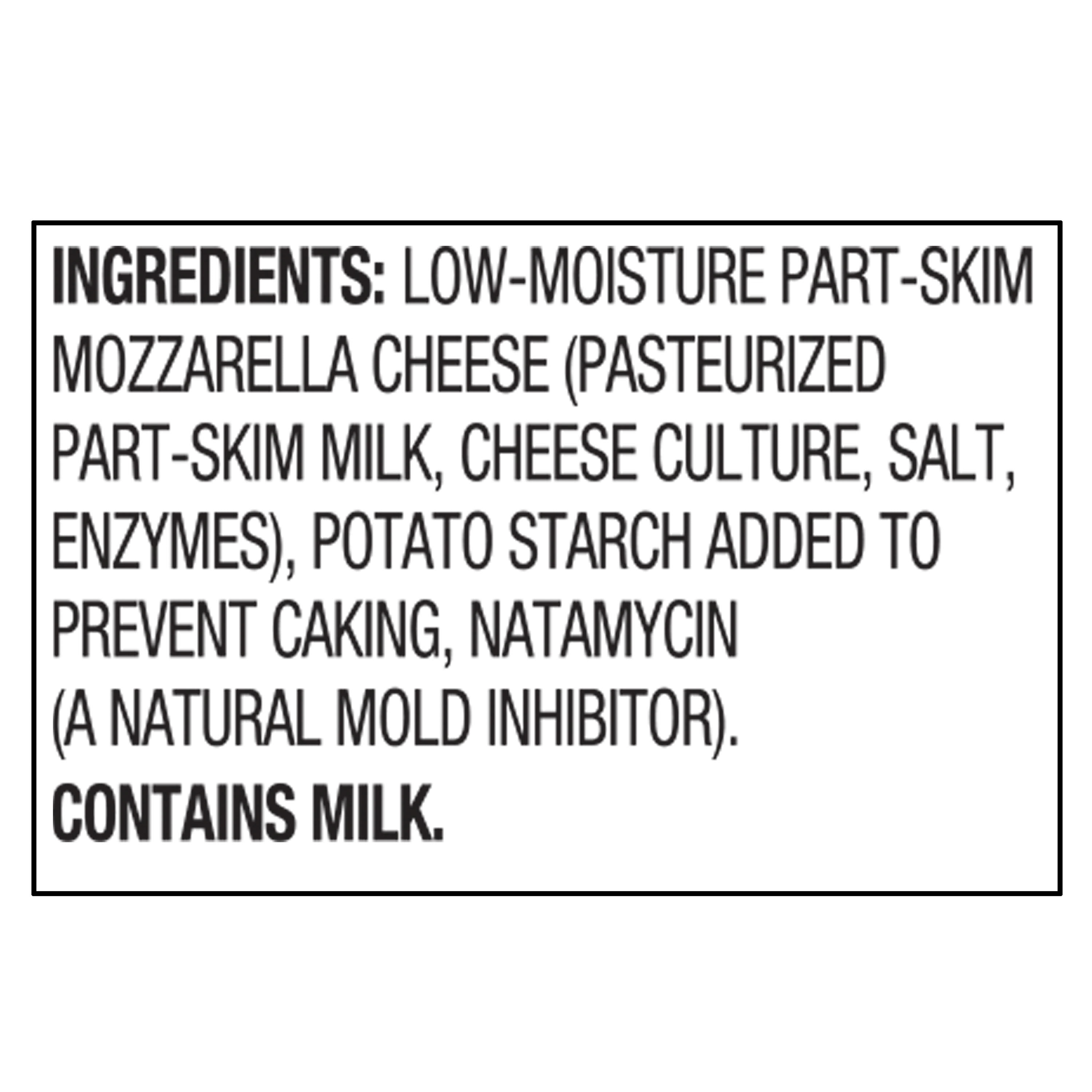 Great Value Shredded Mozzarella, 80 oz