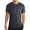 Grid Black, variant on Men's and Big Men's Workout Shirt Athletic Core Shirt Quick Dry Moisture Wicking Short Sleeve Performance T-Shirt Gradient Orange,Sizes S-3XL