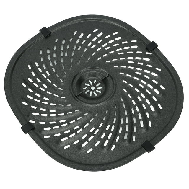 Plaque de Crêper pour Accessoires de Friteuse, Plaque de Crêper Friteuse en Fer Plateau de Friteuse de Remplacement Antiadhésif Poêle à Griller Qualité Inégalée