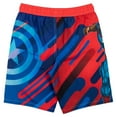 thumbnail image 3 of Marvel Avengers Black Panther Captain America Iron Man Hulk Toddler Boys 3 Pack Swim Trunks 4T, 3 of 3