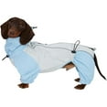 thumbnail image 3 of UOSIA Dachshund Dog Raincoat with Legs, Waterproof Full Body Jacket, Hooded Outdoor Windbreaker for Mini Dachshund, 3 of 8