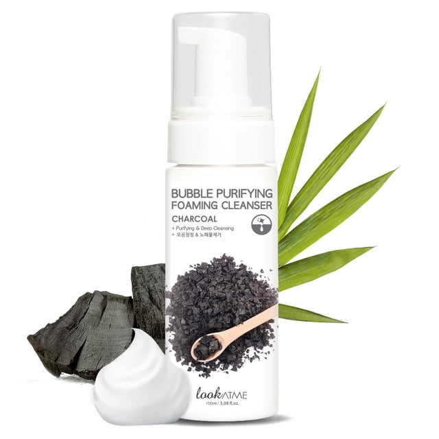 Lavado facial coreano para pieles sensibles - Limpiador de burbujas a base de agua - Limpiador de espuma natural para el acné K Beauty - Espuma limpiadora hidratante para el cuidado de la piel con pH
