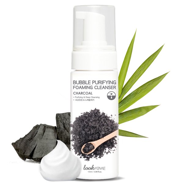 Lavado facial coreano para pieles sensibles - Limpiador de burbujas a base de agua - Limpiador de espuma natural para el acné K Beauty - Espuma limpiadora hidratante para el cuidado de la piel con pH