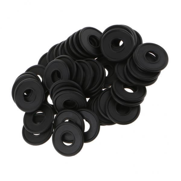 2x 50 Piezas 12 Mm Tapón de Drenaje de Aceite Juntas de Arandela de Aplastamiento para 21007240 M12 (negro) Sunnimix Tapón de drenaje de aceite Arandelas Juntas