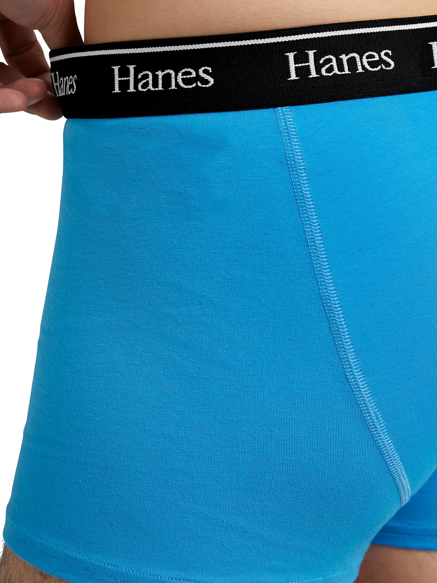 Hanes Originals Men’s Underwear Trunks, Moisture-Wicking Stretch Cotton, 3-Pack