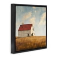 thumbnail image 3 of Stupell Industries Rustic Lodge Barren Farmland Barn Black Floating Frame Canvas Art, 18 x 18, by Steve Hunziker, 3 of 8