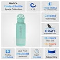 thumbnail image 5 of Coldest Sports Water Bottle with Straw Lid Vacuum Insulated Stainless Steel Bottles Reusable Leak Proof Flask for Sports (32 oz, Oceanic Green), 5 of 8