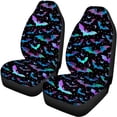 thumbnail image 5 of Pzuqiu Bat Galaxy Car Seat Covers 3 PCS Car Seat Covers Full Set Easy to Install Interior Accessories Suitable for Truck Trucks, 5 of 10
