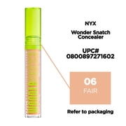NYX Professional Makeup Wonder Snatch Matte Concealer, Full Coverage Under Eye Concealer, Fair, 0.10 fl oz