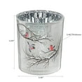 thumbnail image 3 of Maison Concepts Candle Holder Glass Candle Holder Bird Large - Set of 2 - 3.46 L x 3.46 W x 3.94 H, 3 of 3