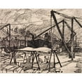 thumbnail image 2 of Henry Lyman Saÿen 14x12 Gold Ornate Wood Frame and Double Matted Museum Art Print Titled - Untitled IV, 2 of 4