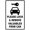 Warning Sign 3, variant on Please Lift Plow Blade Here Thank You Sign NO.8374 - 8"x12" Metal Tin Sign, Clear Warning Decor for Home & Business Construction