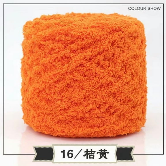 suxuMhao Soft Yarn for Crocheting, Blended Yarn, Ultra-Soft Texture, Ideal for Baby Items, Scarves, Crafts, Perfect for Crochet Enthusiasts and DIY Projects,orange