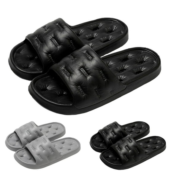 ZZwxWA Cozy Soft-Soled Slippers Shower Slippers Beach Shoes Quick Dry Non-Slip Sandals for Men Women Home Slides 2025