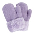 thumbnail image 2 of Full Finger Gloves Fluffy Plush Winter Warm Mittens Hand Warmer for for Boys Girls, 2 of 8