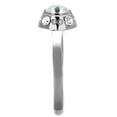 thumbnail image 4 of Luxe Jewelry Designs Women's Stainless Steel Engagement Ring with Clear Crystals - Size 5 (Pack of, 4 of 4
