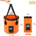 thumbnail image 2 of Cubo de agua plegable, contenedor de almacenamiento para acampar, cubo plegable portátil para exteriores para viajes, Camping, Picnic, senderismo, pesca BANYUO Electrónica, 2 of 6