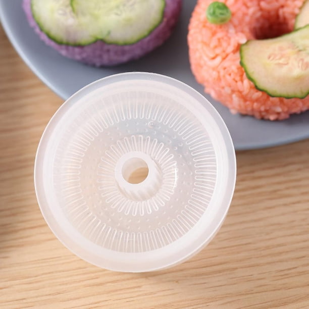 Donut en forma de Onigiri forma hogar niño Sushi bola redonda de arroz fácil prensa DIY molde