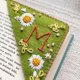 thumbnail image 3 of Marcador de libros bordado Marcadores de esquina de tela bordados personalizados, 3 of 9