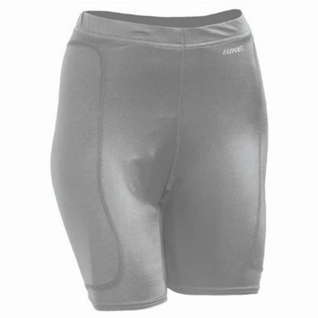Softball Footwear - Bike L628 womens compression softball soccer sliding shorts NEW Silver S