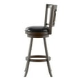 thumbnail image 3 of Furniture of America Charleen Wood 29-Inch Swivel Bar Stool in Brown Cherry, 3 of 5