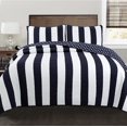 thumbnail image 1 of Cosy Line Home Fashions Sailor Star Azul Marino Blanco Rayas Patrón 100% Algodón Juego de Cama Colcha Reversible Colcha para Niños Niño (Popeye 's Twin - 2 Piezas), 1 of 1