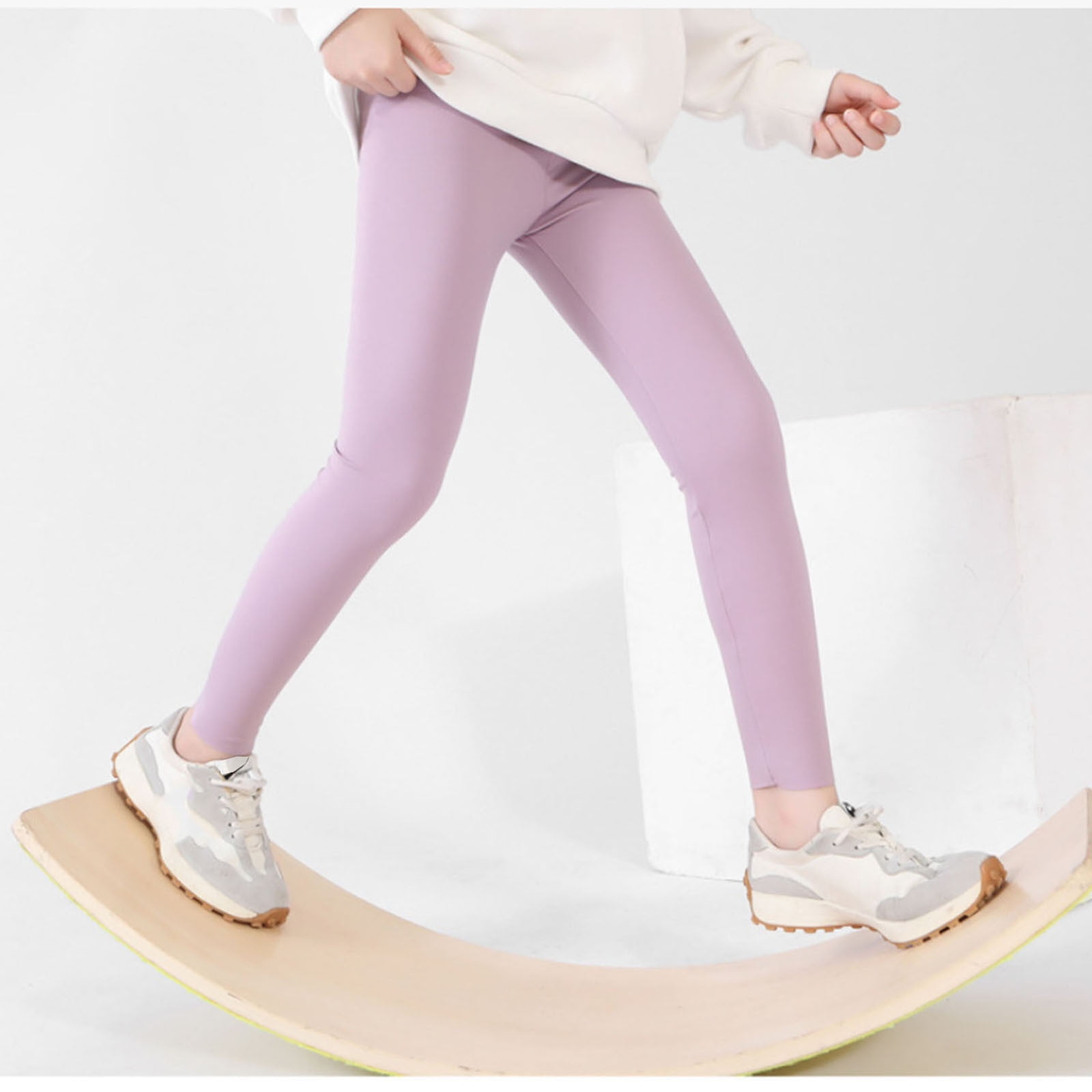 Leggings Pour Fille - Sport, Danse, Yoga - Tissu Doux Respirant, Taille Haute, Confortable Pour Cours Et Entraînement