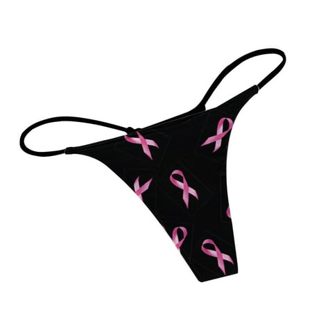 Gubotare Womens Boxers Women Transparent Underwear Seamless Lace Panties Thong BowHollow Out Underpants Female String Tanga Hot Pink L