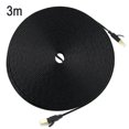 thumbnail image 3 of Cateissary Cable de red plano negro blanco de 1-20M Cable de red Ethernet Cat7 tipo hogar Cables de computadora negro 3M, 3 of 6